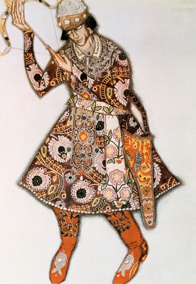 تصميم أزياء الباليه بواسطة إيغور سترافينسكي ، 1913 بواسطة Leon Bakst