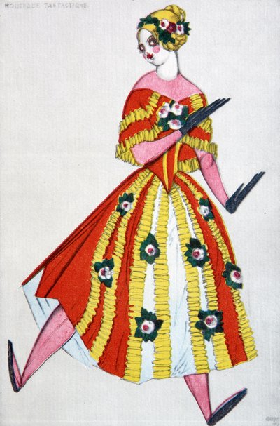 تصميم أزياء الباليه The Magic Toy Shop بواسطة G. Rossini ، 1919 بواسطة ليون باكست