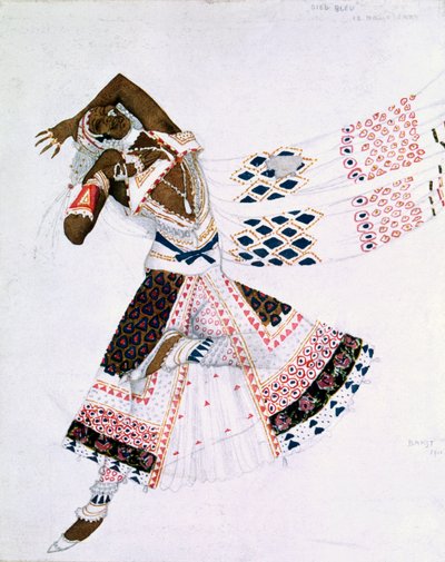 تصميم أزياء من لو ديو بلو ، 1911 بواسطة ليون باكست