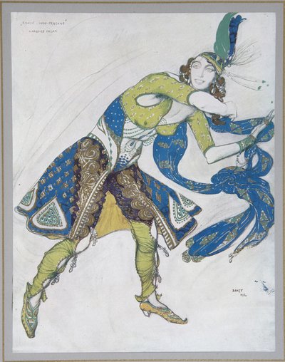 الرقص الهندي لا ماركيز دي كاساتي ، 1912 بواسطة ليون باكست