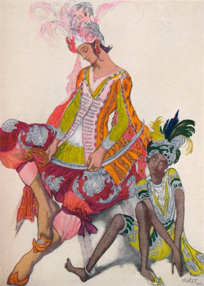 الأمير والعبد ، 1922 ، 1923 بواسطة ليون باكست