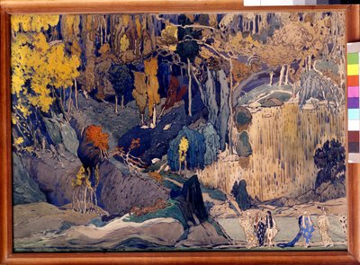 تعيين التصميم لـ "مقدمة إلى بعد الظهر من Faun" ، 1912 بواسطة ليون باكست