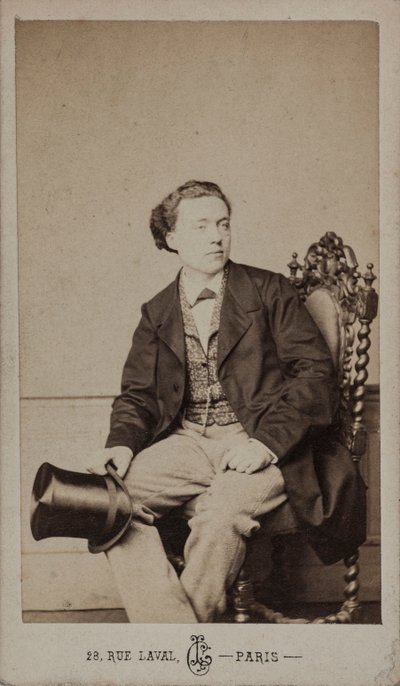 صورة للمؤلف لويس ديمير 1843-1919 ، ج. 1875. بواسطة ليون كريمير