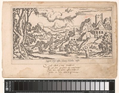 كاليستو كالدب يطرح كوكب المشتري في مشهد من الأنقاض Le Fable de Calisto (عنوان المسلسل) أسطورة كاليستو (عنوان المسلسل) بواسطة ليونارد تيري