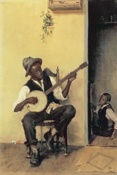 لاعب البانجو ، 1881 بواسطة Leon Delachaux