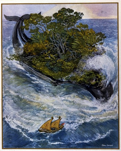 مغامرات السندباد البحار. من حكايات ألف ليلة وليلة (حكايات ألف ليلة). رسم ليون كاريه (1878-1942) بواسطة ليون جورج كار