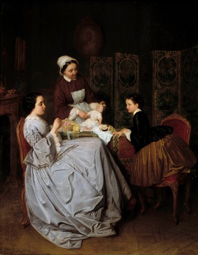 لا كوتور لوحة ليون بيلوت (1815-1886) مجموعة خاصة من القرن التاسع عشر بواسطة ليون جوزيف بيلوت