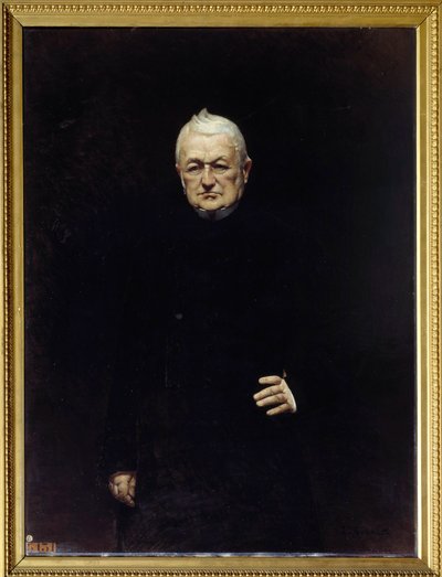 صورة لأدولف تيير (1797-1877) رئيس الجمهورية لوحة ليون جوزيف بونات (1833-1922) القرن التاسع عشر صن. 1،15x0،92 م. بواسطة ليون جوزيف فلورنتين بونات