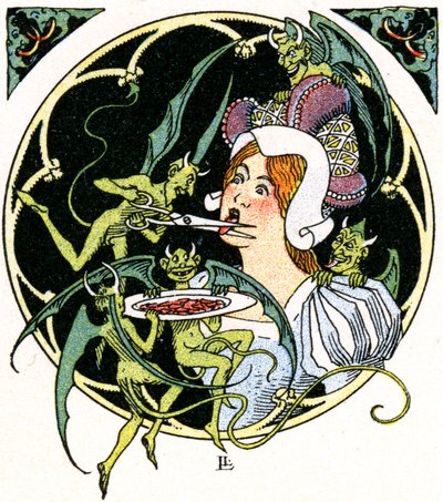 إزميل الشياطين لسان المرأة بواسطة ليون ليبيجو