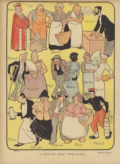 رسم توضيحي لـ Le Rire بواسطة Leon Lebegue