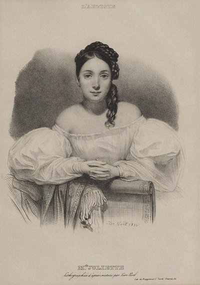 صورة جولييت درويت 1806-1883 ، 1832. بواسطة ليون نويل