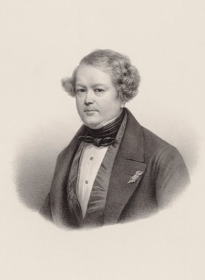 صورة للمؤلف أوغست ماتيو بانسرون 1796-1859 ، 1850. بواسطة ليون نويل