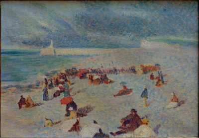Scène sur la plage بواسطة ليون بورتاو