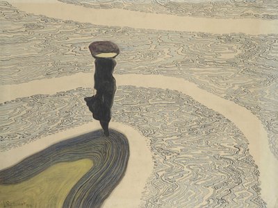 امرأة على الشاطئ ، 1910. بواسطة ليون سبيليرت