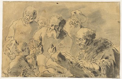 المسيح والكتبة بواسطة Leonaert Bramer