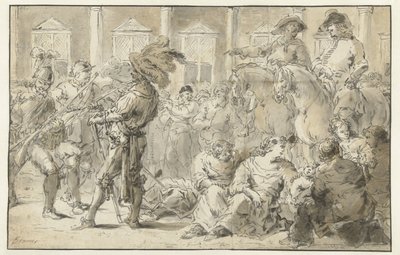 ميليشيا دلفت بواسطة Leonaert Bramer