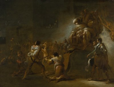 حكم سليمان ، 1640s. بواسطة ليونارد برامر