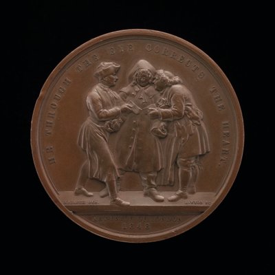 جمع الأصوات ، مشهد مركزي من لوحة رسمها ويليام هوغارث [عكس] ، 1848. بواسطة ليونارد تشارلز ويون