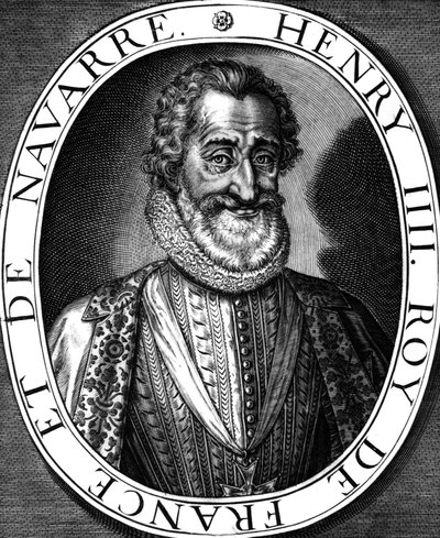 هنري الرابع (1553-1610) ملك فرنسا في 1589-1610 ، نقش ليونارد جوتييه و إن دي ماثونيري بواسطة ليونارد جوتييه