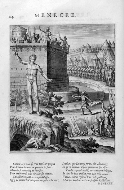 Ménécée ، 1615 بواسطة ليونارد جوتييه
