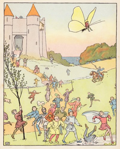 توم ثامب (طباعة حجرية ملونة) بواسطة ليونارد ليزلي بروك