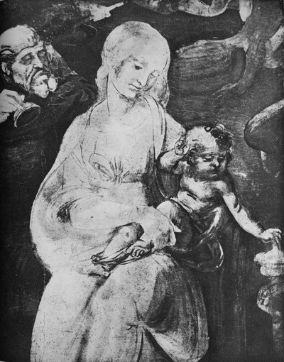 عشق المجوس - العذراء والطفل ، c1481 1945 بواسطة ليوناردو دا فينشي