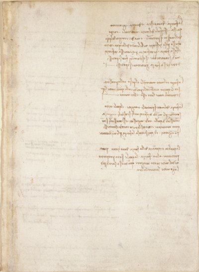 Arundel 263، f.151، ملاحظات ليوناردو دافنشي من "Codex Arundel" (قلم وحبر على ورق) بواسطة ليوناردو دا فينشي