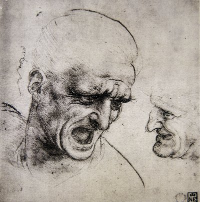 ليوناردو دافنشي (ليوناردو دافنشي) (1452-1519): دراسة لمعركة أنغياري (تخيل) بواسطة ليوناردو دا فينشي