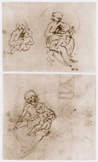 مادونا مع الزهرة ، c1478. بواسطة ليوناردو دا فينشي