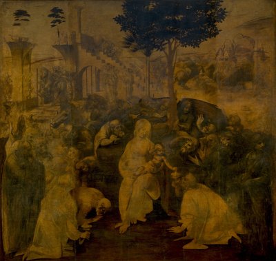 عشق المجوس ، ج. 1480 بواسطة ليوناردو دا فينشي