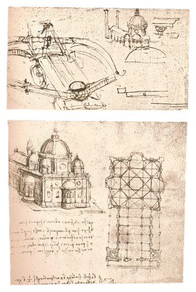 رسمان للكنائس ، c1472-c1519 1883 بواسطة ليوناردو دا فينشي