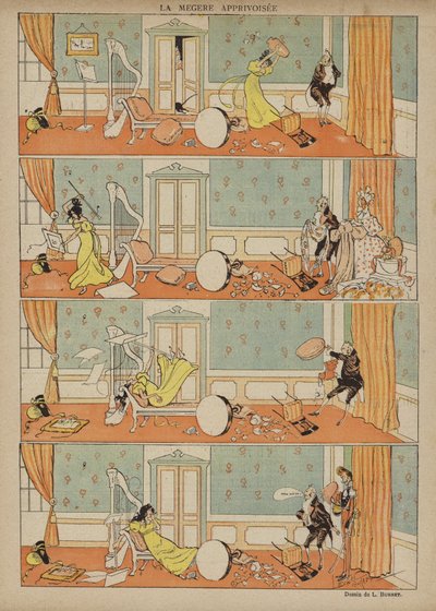 رسم توضيحي لـ Le Rire بواسطة Leonce Burret