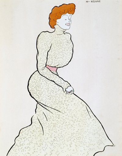 الممثلة غابرييل ريجان (1856-1920) رسم ليونيتو كابيلو (1875-1942) بواسطة ليونيتو كابيلو