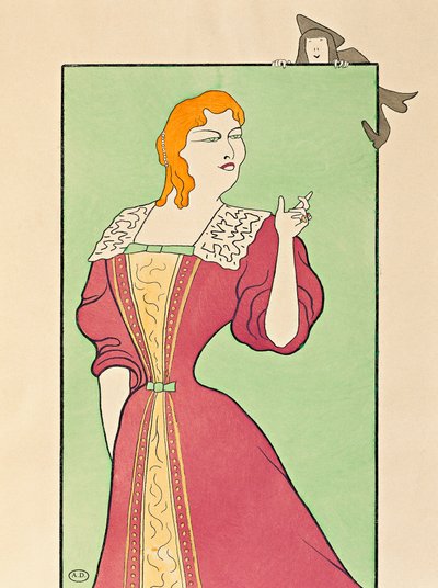 Actress Marie-Louise Marsy (1866-1942) in role of Elmira in Tartuffe بواسطة ليونيتو كابيلو