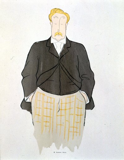 صورة لألفونس ألايس رسمها ليونيتو كابيلو (1875-1942) حوالي عام 1900. بواسطة ليونيتو كابيلو