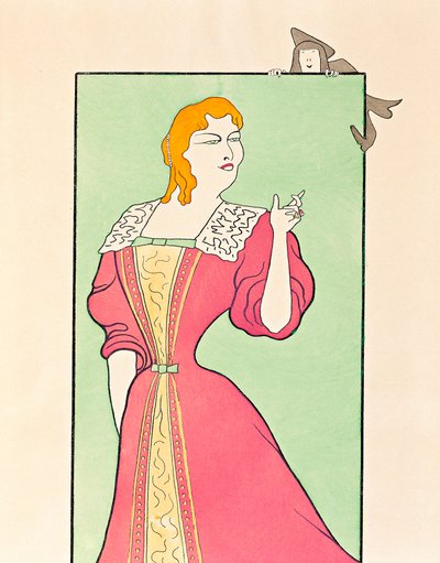 The actor Marie-Louise (Marie Louise) Marsy (1866-1942) playing the character Elmire in the play "Tartuffe ou l