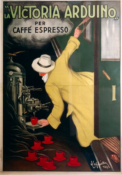 advertizing for Victoria Arduino espresso coffee machine بواسطة ليونيتو كابيلو
