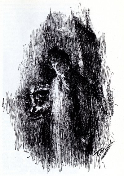 رسم توضيحي للدراما The Masquerade بقلم M. Lermontov، 1891 بواسطة ليونيد أوسيبوفيتش باسترناك