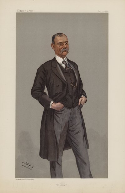 فريدريك تريفيس ، فريدي ، 19 يوليو 1900 ، كرتون Vanity Fair (chromolitho) بواسطة ليزلي ماثيو وارد