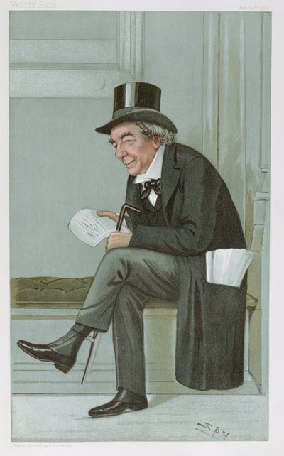 جيمس ستاتس فوربس ، كارتون &39;Spy&39; من Vanity Fair ، حانة. 1900 بواسطة ليزلي ماثيو وارد