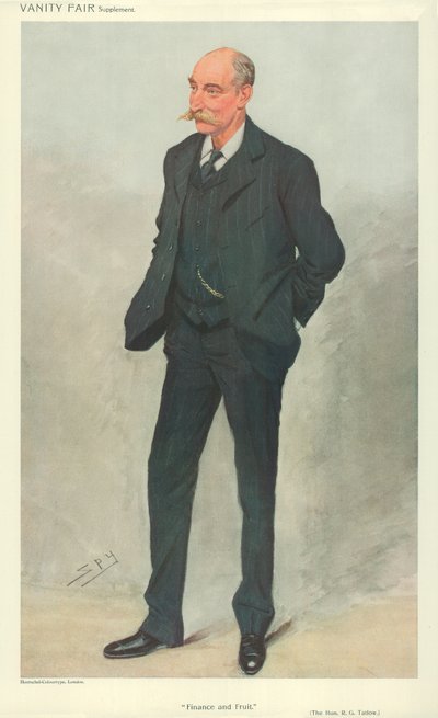The Hon Robert Garnett Tatlow، Glasgow، 16 June 1909، Vanity Fair cartoon بواسطة ليزلي ماثيو وارد