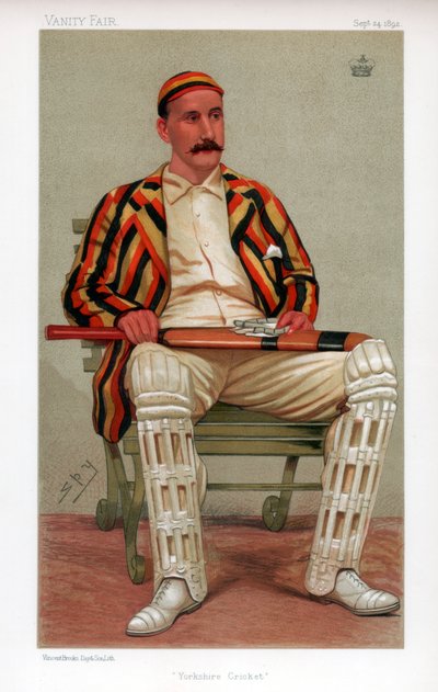 يوركشاير للكريكيت ، 1892 بواسطة ليزلي ماثيو وارد