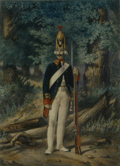 غرينادير من فوج Preobrazhensky في 1800 ، 1840s بواسطة ليف الكسندروفيتش بيلوسوف