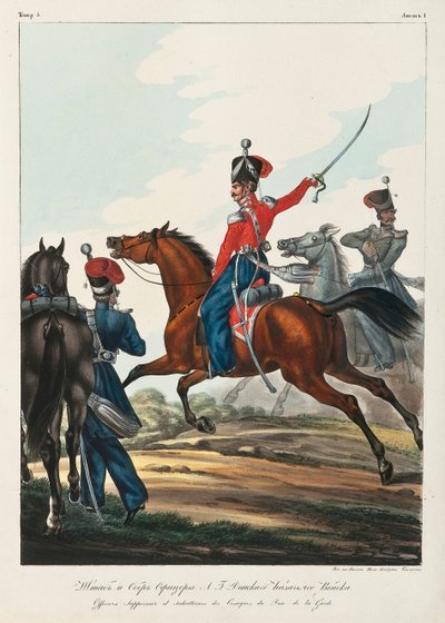 ضابط أركان وكبير ضباط جيش القوزاق ، 1830-1840 بواسطة ليف الكسندروفيتش بيلوسوف
