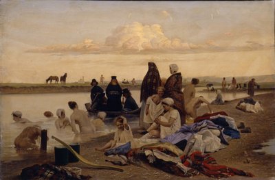 الرهبان. تقطعت بهم السبل ، 1870s بواسطة ليف جريجوريفيتش سولوفييف