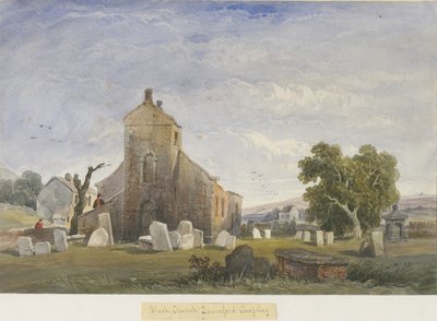 كنيسة فلاش: الرسم بالألوان المائية ، بدون تاريخ [c1830-1840] بواسطة لويس جون وود