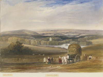 بنك جرينواي: رسم بالألوان المائية ، بدون تاريخ [c1830-1840] بواسطة لويس جون وود