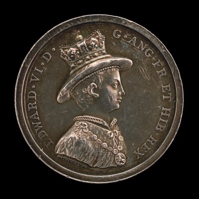 إدوارد السادس ، 1537-1553 ، ملك إنجلترا 1547 وسام مدرسة مستشفى المسيح ، تأسس عام 1552 بواسطة لويس بينجو