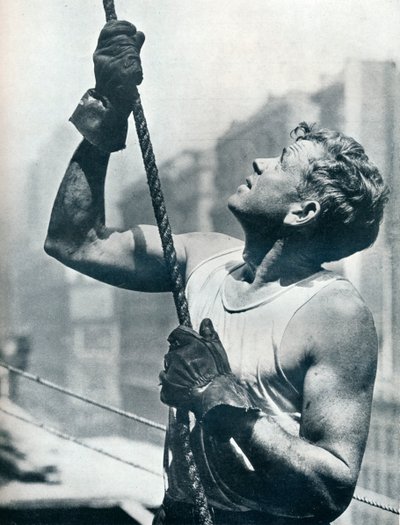 مبنى إمباير ستيت: Skyscraper Workers ، c1931 بواسطة لويس ويكس هاين