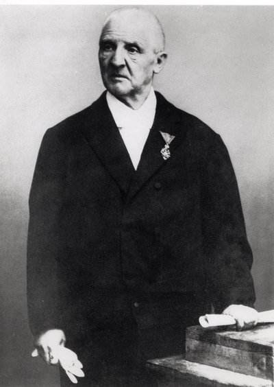 Anton Bruckner (1824-96) (b/w photo) بواسطة غير معروف غير معروف